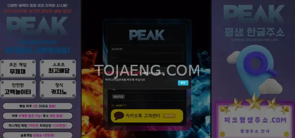 peak 먹튀